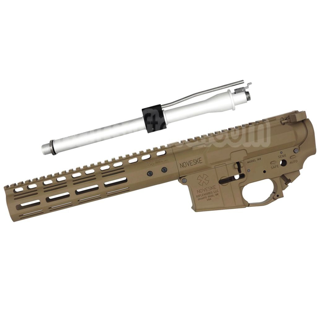 CYMA CGS Noveske N4 Boîtier NSR9 Rail de Garde-Main avec Canon Extérieur Convient pour CYMA CGS Tokyo Marui M4 Série MWS GBB Fusil Airsoft