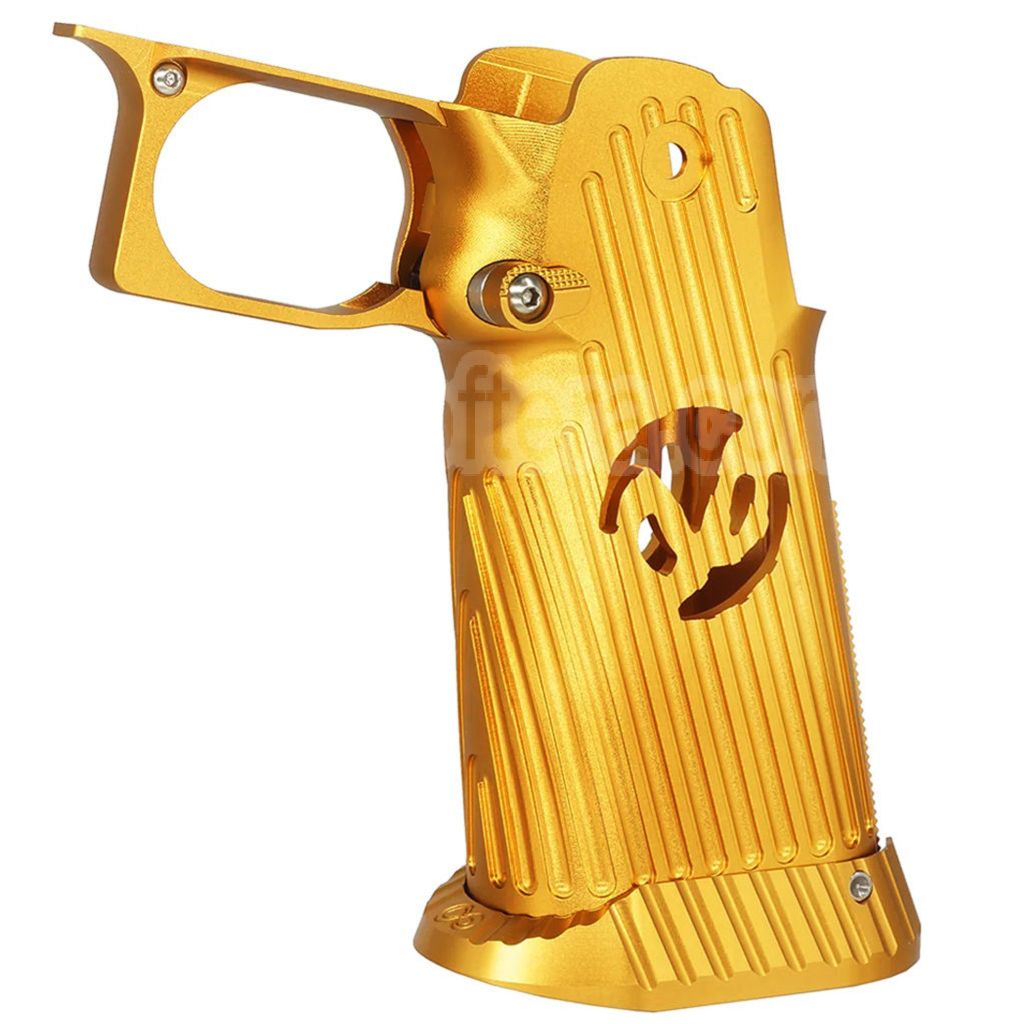 5KU CNC Aluminium Pistolet Poignée Le Châssis Ensemble Infinity Style Type-4 Convient pour Tokyo Marui Hi-Capa 5.1 4.3 Série GBB Pistolet Airsoft