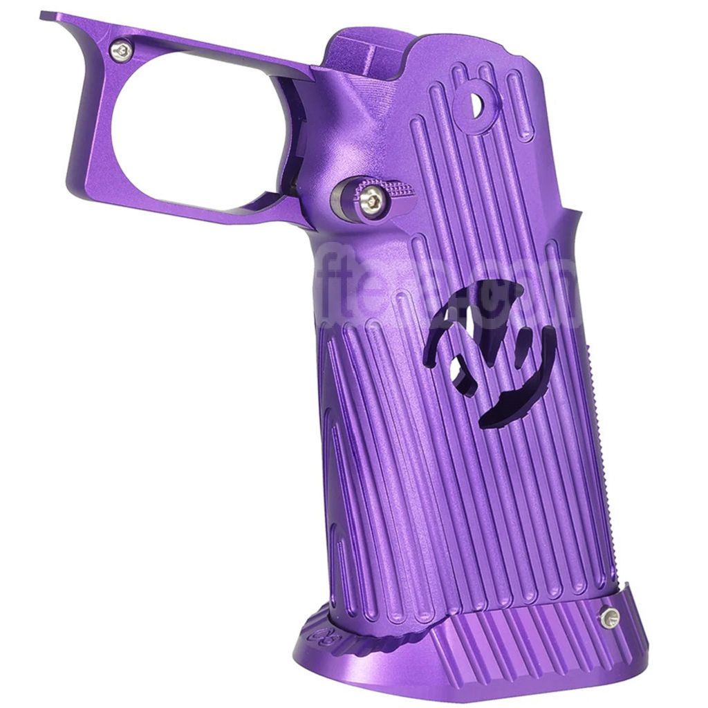 5KU CNC Aluminium Pistolet Poignée Le Châssis Ensemble Infinity Style Type-4 Convient pour Tokyo Marui Hi-Capa 5.1 4.3 Série GBB Pistolet Airsoft