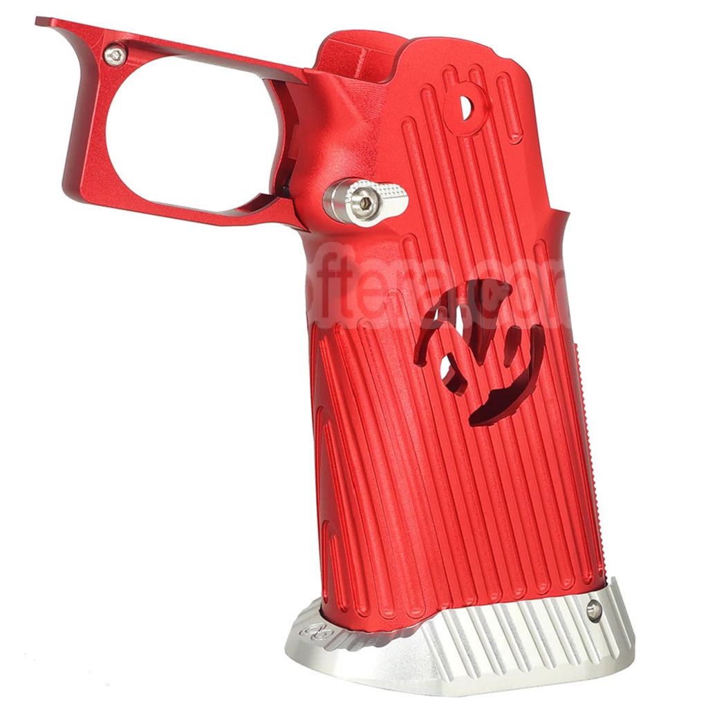 5KU CNC Aluminium Pistolet Poignée Le Châssis Ensemble Infinity Style Type-4 Convient pour Tokyo Marui Hi-Capa 5.1 4.3 Série GBB Pistolet Airsoft