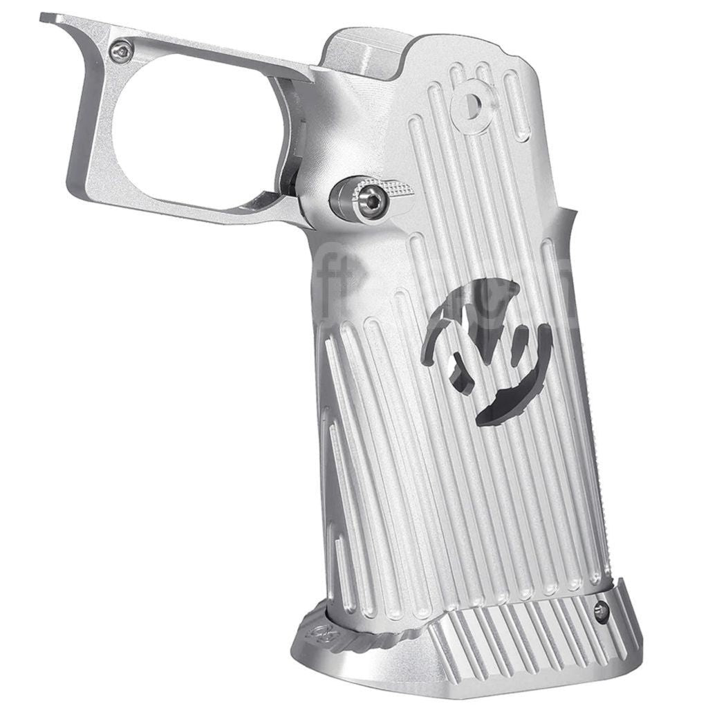 5KU CNC Aluminium Pistolet Poignée Le Châssis Ensemble Infinity Style Type-4 Convient pour Tokyo Marui Hi-Capa 5.1 4.3 Série GBB Pistolet Airsoft