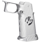 5KU CNC Aluminium Pistolet Poignée Le Châssis Ensemble Infinity Style Type-4 Convient pour Tokyo Marui Hi-Capa 5.1 4.3 Série GBB Pistolet Airsoft