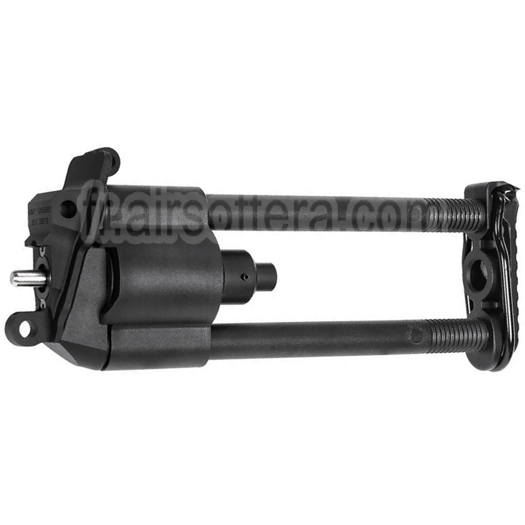 VFC Rétractable Paratrooper Style Crosse Kit Convient pour VFC M249 GBB Machine Gun Fusil Airsoft Noir