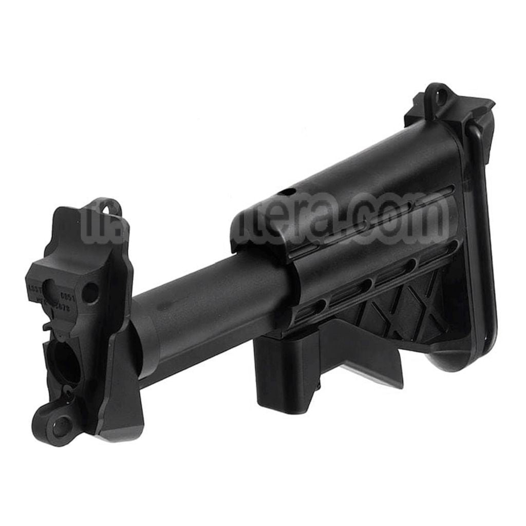 VFC Collapsible Crosse Kit Convient pour VFC MK48 MOD1 AEG Machine Gun Fusil Airsoft Noir