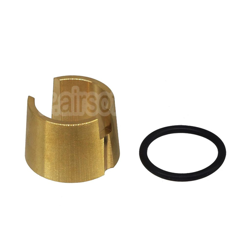 C&amp;C TAC CNC Barrel Extension Convient pour Tokyo Marui M4 Série MTR MWS GBB Fusil Airsoft Or