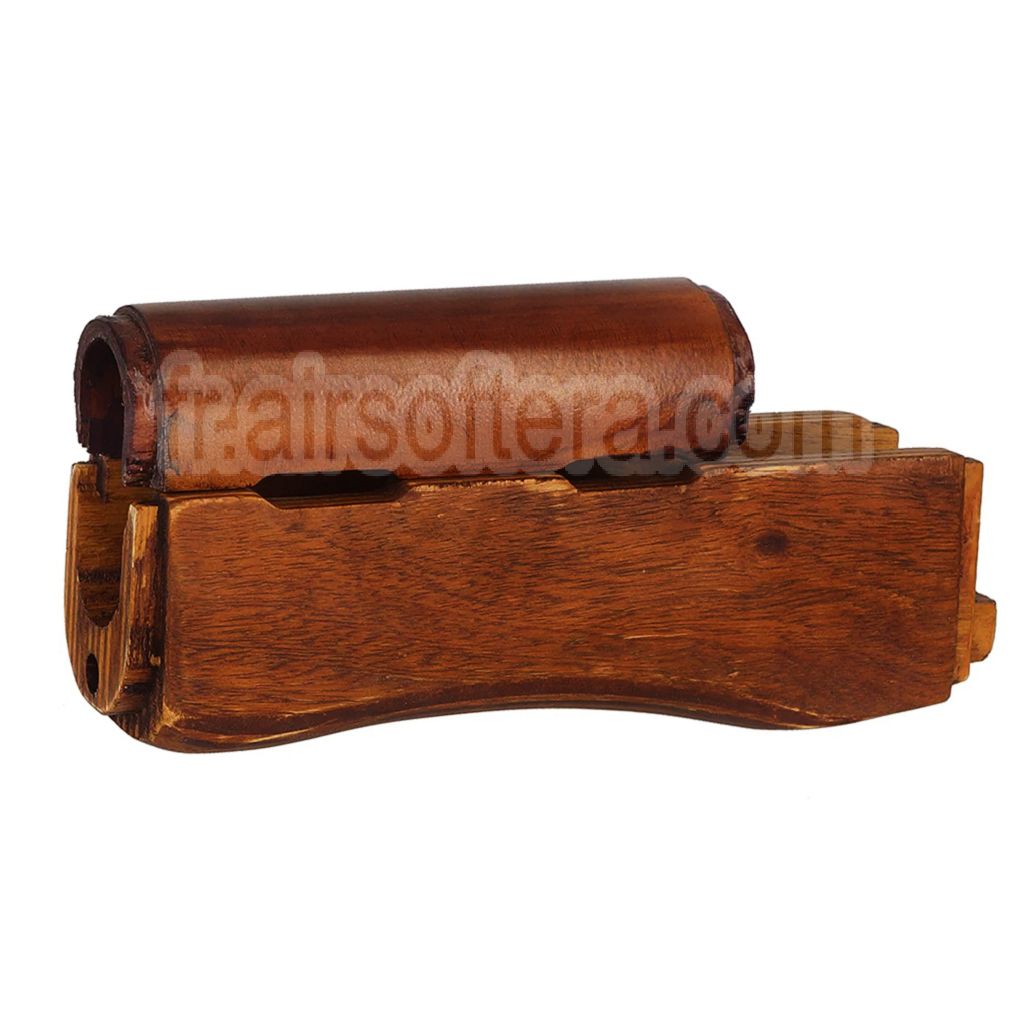 CYMA Bois véritable Haut Bas Garde-Main Convient pour CYMA CM052 RPK AEG Fusil Airsoft