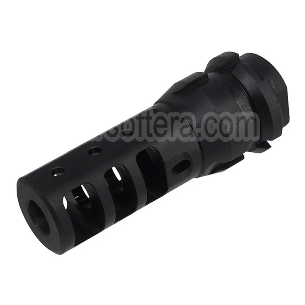 PTS Dead Air KeyMo Frein de Bouche Cache-Flamme Convient pour -14mm CCW sens antihoraire Canon Fusil Airsoft