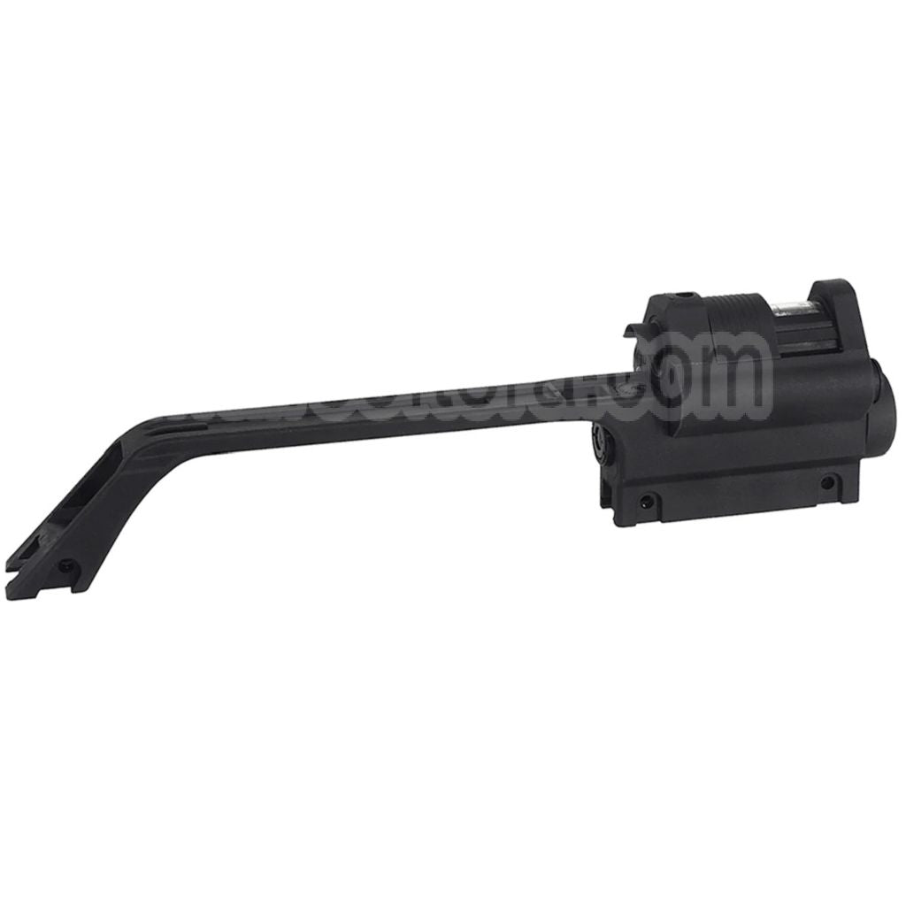AirsoftEra Portage Poignée avec Dual Optique Viseur Convient pour S&amp;T G36 Série Fusil Noir