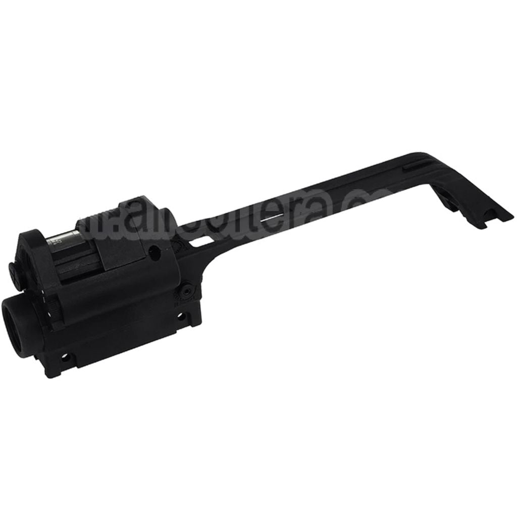AirsoftEra Portage Poignée avec Dual Optique Viseur Convient pour S&amp;T G36 Série Fusil Noir