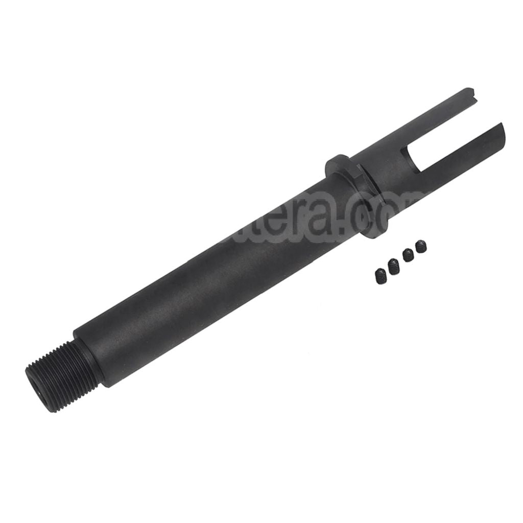 BBT CNC Acier Canon Extérieur -14mm CCW sens antihoraire Convient pour KRYTAC Kriss Vector Série AEG GBB SMG Fusil Airsoft Noir