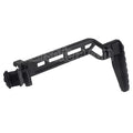 5KU Aluminium Tactique Picatinny Montage Modulaire Pliable Crosse Convient pour 20mm Picatinny Crosse Adaptateur Fusil Airsoft Noir