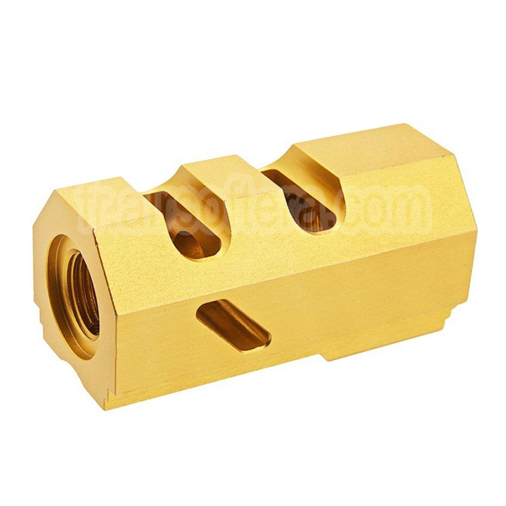 Revanchist Airsoft Aluminium Compensateur -14mm CCW sens antihoraire Convient pour Tokyo Marui Hi-Capa Série GBB Pistolet