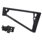 5KU 205mm Aluminium TS-8RP Triangle Crosse avec M1913 Adaptateur Convient pour 20mm Picatinny Crosse Adaptateur Fusil Airsoft