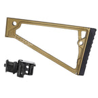 5KU 205mm Aluminium TS-8RP Triangle Crosse avec M1913 Adaptateur Convient pour 20mm Picatinny Crosse Adaptateur Fusil Airsoft