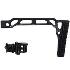 5KU Aluminium SS-8RP Squelette Pliable Crosse Convient pour 20mm Picatinny Crosse Adaptateur Fusil Airsoft