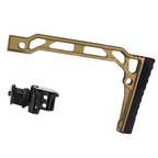 5KU Aluminium SS-8RP Squelette Pliable Crosse Convient pour 20mm Picatinny Crosse Adaptateur Fusil Airsoft
