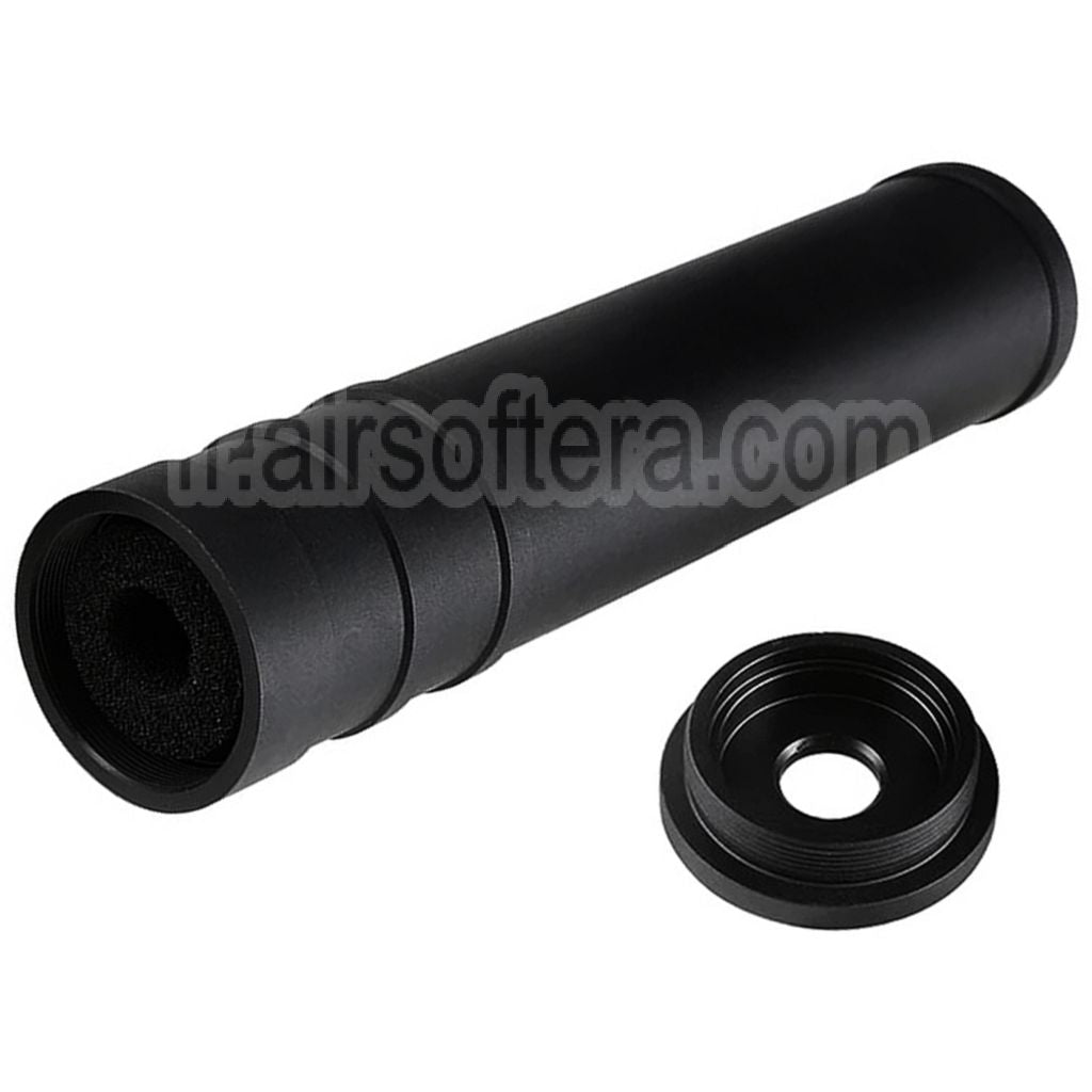 5KU 205mm Aluminium SV SAIGA Silencieux -14mm CCW sens antihoraire Fusil Airsoft Noir