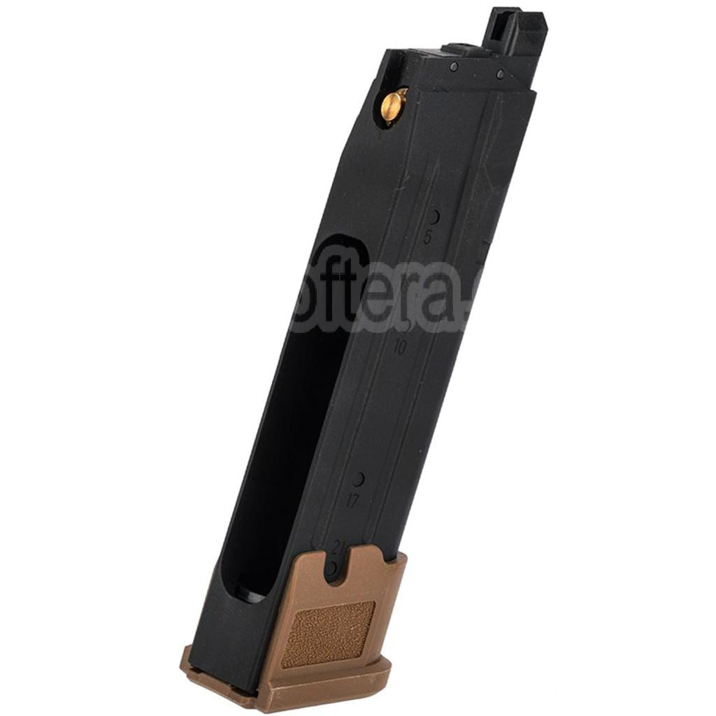 VFC 25 Billes Co2 Chargeur Convient pour SIG AIR P320 M17 Série GBB Pistolet Airsoft Tan