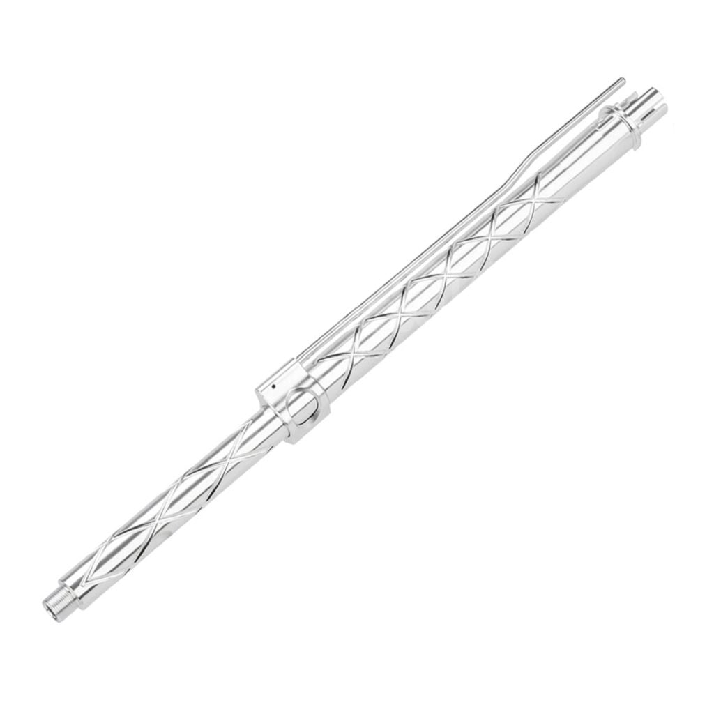APS EMG F1 Firearms 16 Pouces CNC Aluminium Canon Extérieur -14mm CCW sens antihoraire Convient pour APS EMG F1 Firearms Falkor PER ASR Série M4 M16 AEG Fusil Airsoft