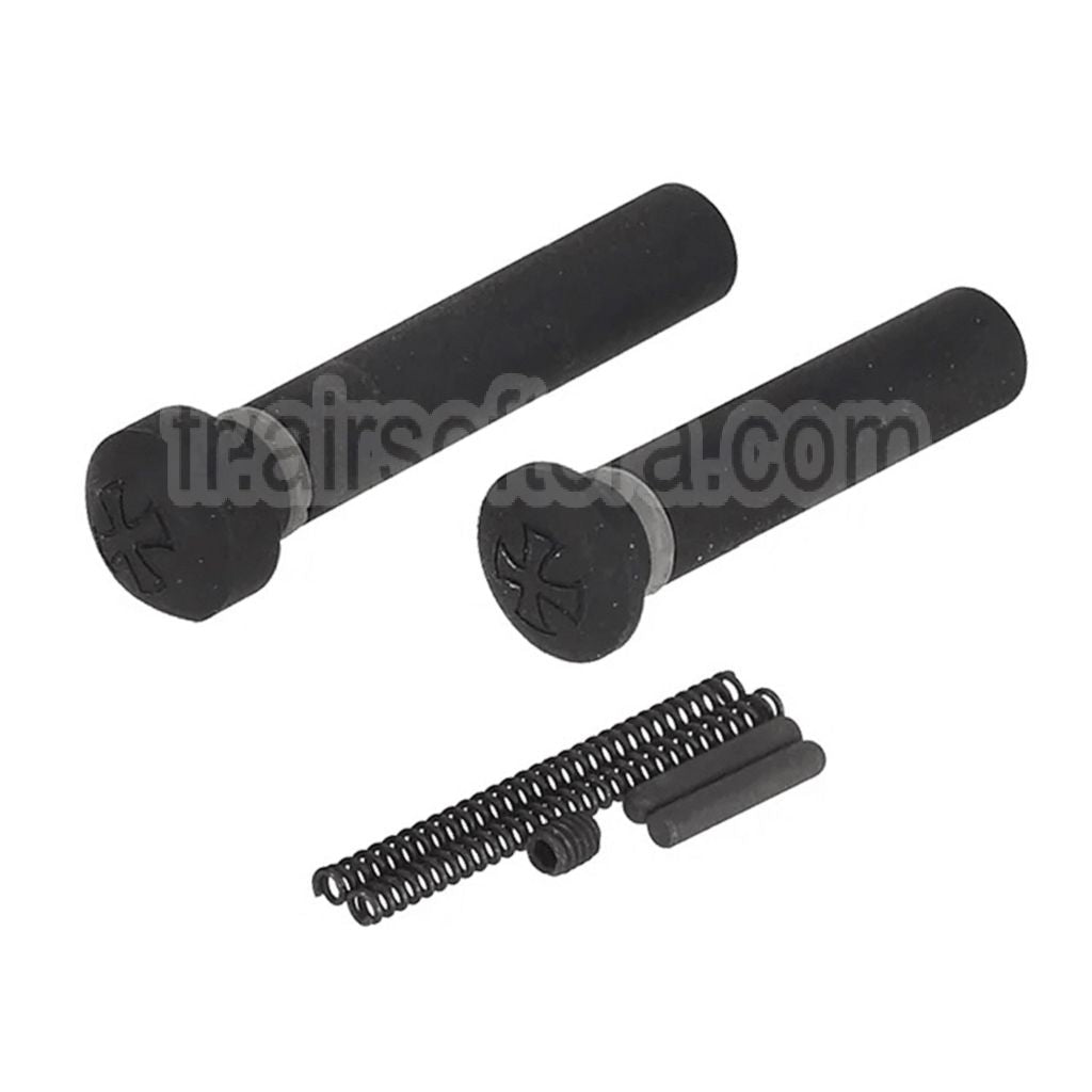 APS EMG Noveske Acier Amovible Boîtier Pin Set Convient pour APS Phantom Extremis PER ASR Série M4 M16 AEG Fusil Airsoft Noir