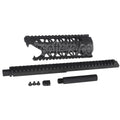 Army Armament 7 Pouces 4-Côtés Railed Raptor RAS Keymod Interface Rail de Garde-Main Convient pour Army Armament R907 AUG AEG Fusil Airsoft Noir