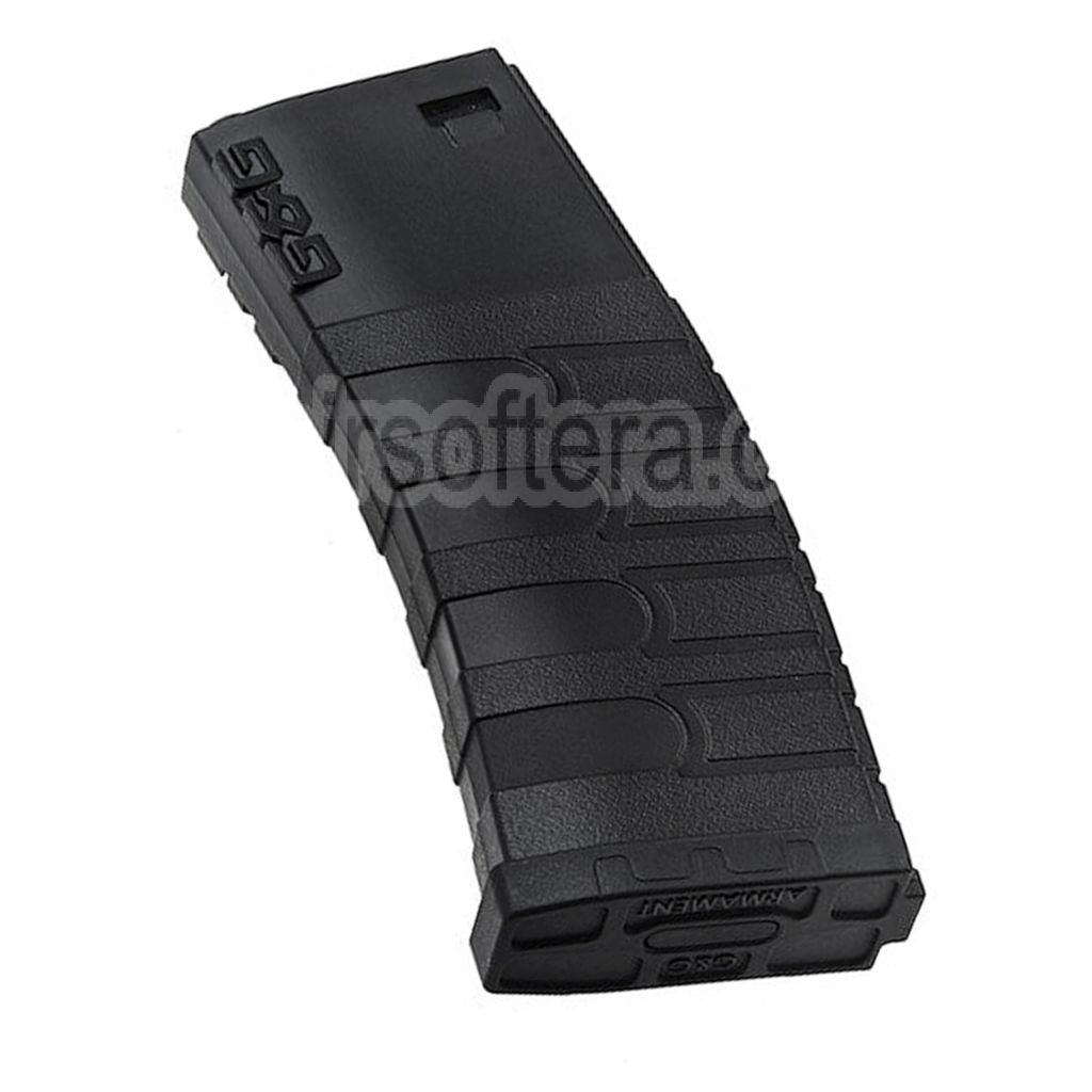 G&amp;G 120 Billes Polymère Mid-Cap Chargeur Convient pour M4 M16 Série AEG Fusil Airsoft Noir
