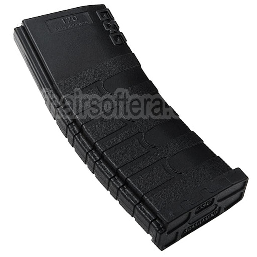 G&amp;G 120 Billes Polymère Mid-Cap Chargeur Convient pour M4 M16 Série AEG Fusil Airsoft Noir