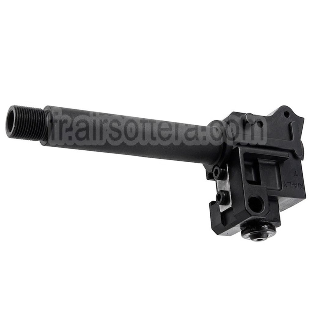 KRYTAC Canon et Trunnion Ensemble -14mm CCW sens antihoraire Convient pour Krytac Kriss Vector GBB SMG Fusil Airsoft Noir