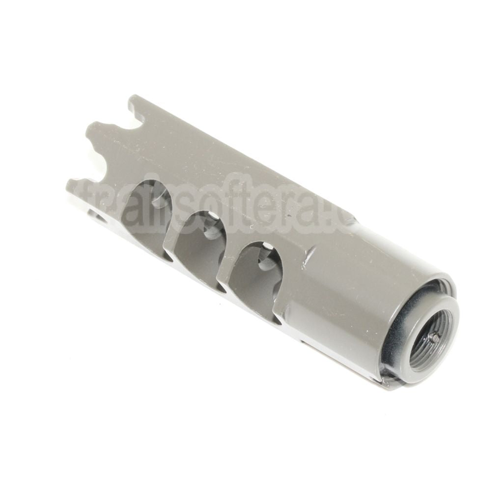 CYMA DTK-1 Style Frein de Bouche Cache-Flamme avec Adaptateur Convient pour -14mm CCW sens antihoraire Canon Fusil Airsoft