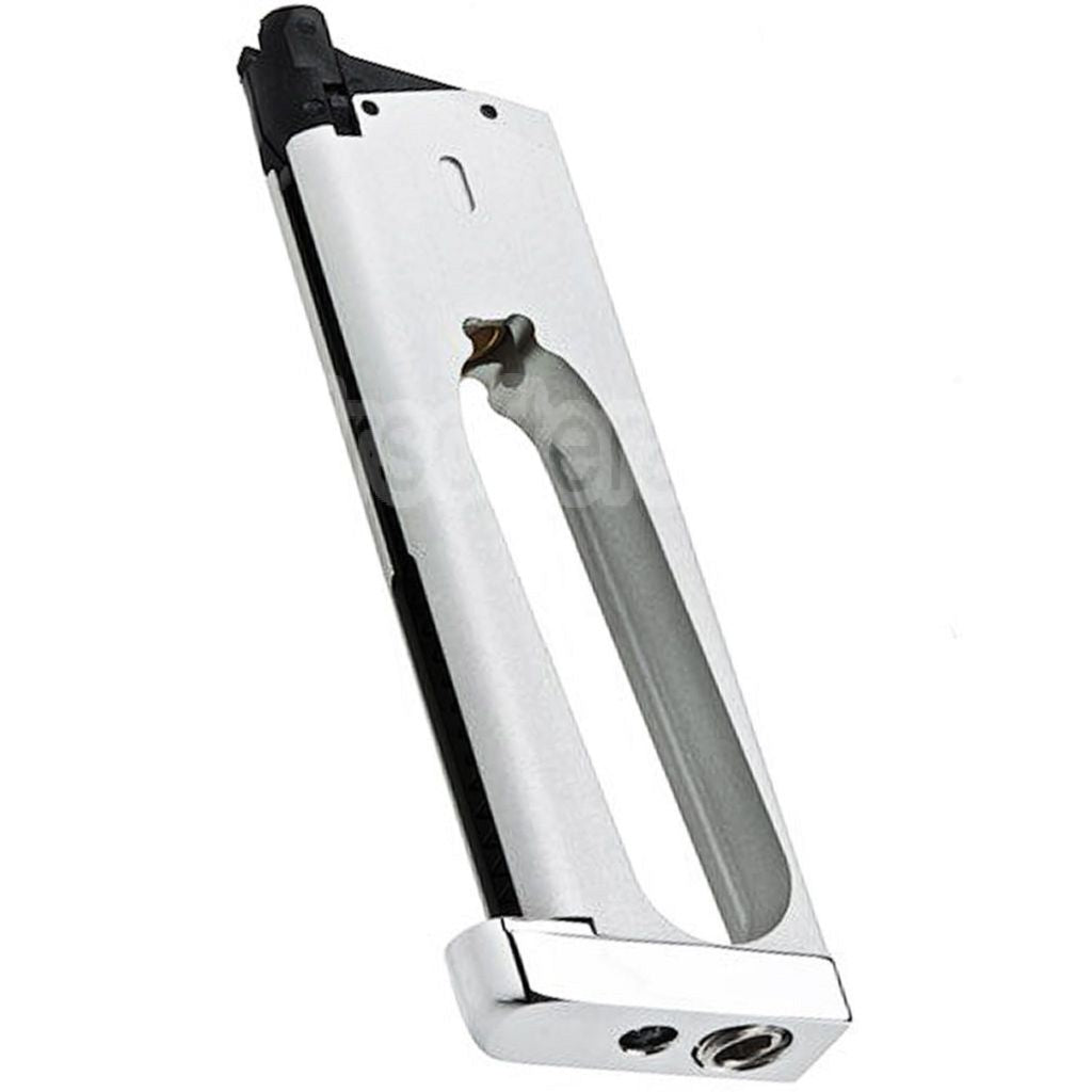 RWA 25 Billes Co2 Chargeur Convient pour KJ Works RWA GRP Nighthawk Custom War Hawk Série 1911 GBB Pistolet Airsoft Argent