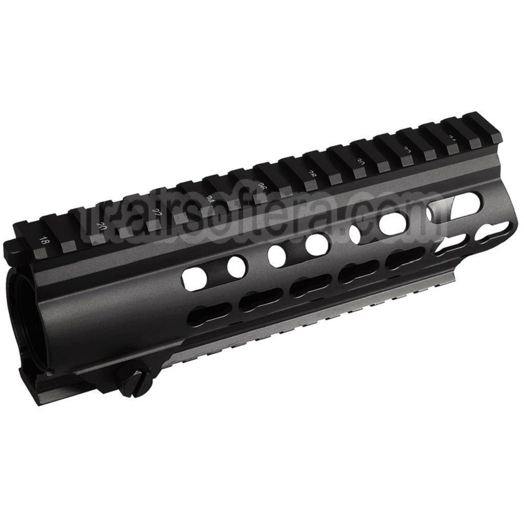 E&amp;C CNC Aluminium 416A7 G95 Style KeyMod Rail de garde-main Convient pour E&amp;C 416 Série AEG Fusils Airsoft