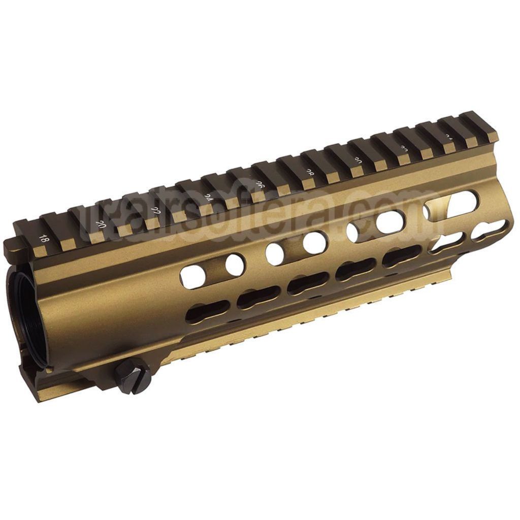 E&amp;C CNC Aluminium 416A7 G95 Style KeyMod Rail de garde-main Convient pour E&amp;C 416 Série AEG Fusils Airsoft