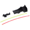 AIP Aluminium Fiber Optique Guidon Hausse Visée V2 Convient pour Tokyo Marui Hi-Capa 5.1 Série GBB Pistolet Airsoft