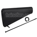 E&C Polymère M16A1 Fixed Crosse Convient pour E&C M4 M16 Série AEG Fusil Airsoft Noir