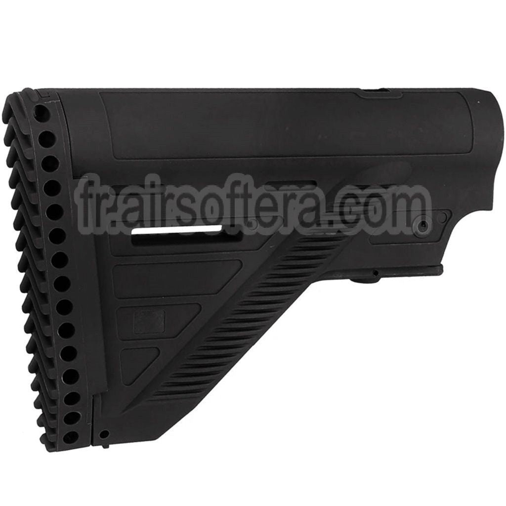 E&amp;C 416A5 Style Rétractable Crosse Convient pour HK416 M4 M16 Série AEG Fusil Airsoft