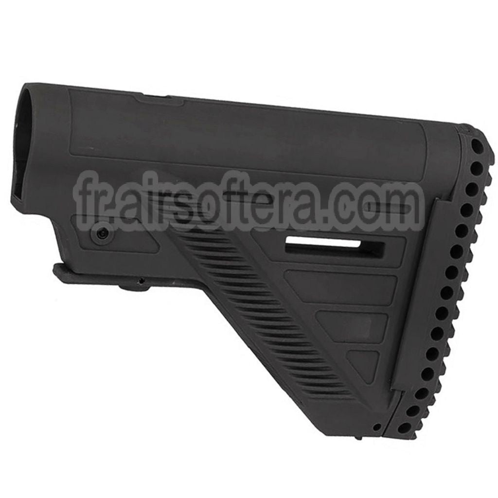 E&amp;C 416A5 Style Rétractable Crosse Convient pour HK416 M4 M16 Série AEG Fusil Airsoft