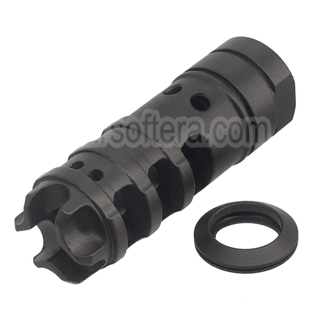CYMA 65mm Dragon Style DGN556 Frein de Bouche Convient pour -14mm CCW sens antihoraire Canon Fusil Airsoft Noir