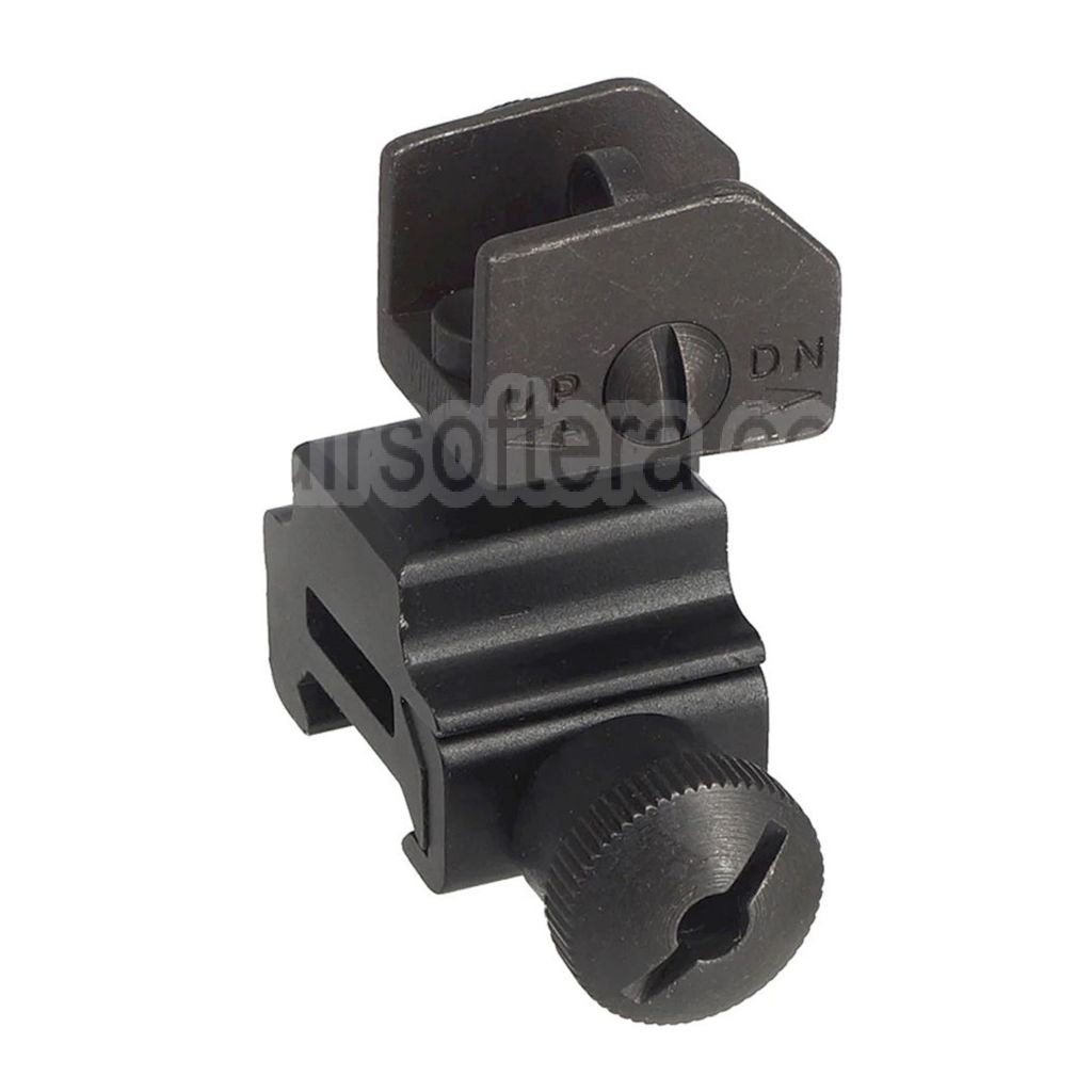 AirsoftEra Métal Alliage Rabattable Hausse Convient pour Standard 20mm Weaver Base Fusil