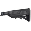 D-Boys 6-Position LMT Style Special Force Crane Crosse avec Tube Convient pour Tokyo Marui M4 Série AEG Fusil Airsoft Noir