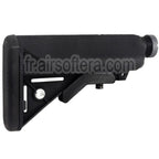 D-Boys 6-Position LMT Style Special Force Crane Crosse avec Tube Convient pour Tokyo Marui M4 Série AEG Fusil Airsoft Noir