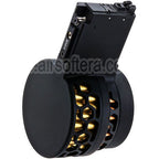 DYTAC XMAG 100 Billes Green Gaz Chargeur Tambour Convient pour Tokyo Marui MWS M4 Série GBB Fusil Airsoft