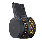 DYTAC XMAG 100 Billes Green Gaz Chargeur Tambour Convient pour VFC AR M4 Série GBB Fusil Airsoft