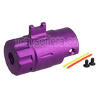 5KU CNC Aluminium Intégré Fibre Optique Guidon Silencieux Adaptateur Kit -14mm CCW sens antihoraire Fileté Convient pour Action Army AAP01 GBB Pistolet Airsoft