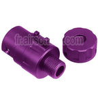 5KU CNC Aluminium Intégré Fibre Optique Guidon Silencieux Adaptateur Kit -14mm CCW sens antihoraire Fileté Convient pour Action Army AAP01 GBB Pistolet Airsoft