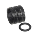 5KU Rhombus Knurled Canon Filetage Couvre-filet Convient pour -14mm CCW sens antihoraire Canon Extérieur Pistolet Airsoft
