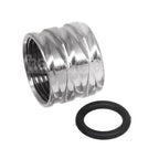 5KU Rhombus Knurled Canon Filetage Couvre-filet Convient pour -14mm CCW sens antihoraire Canon Extérieur Pistolet Airsoft