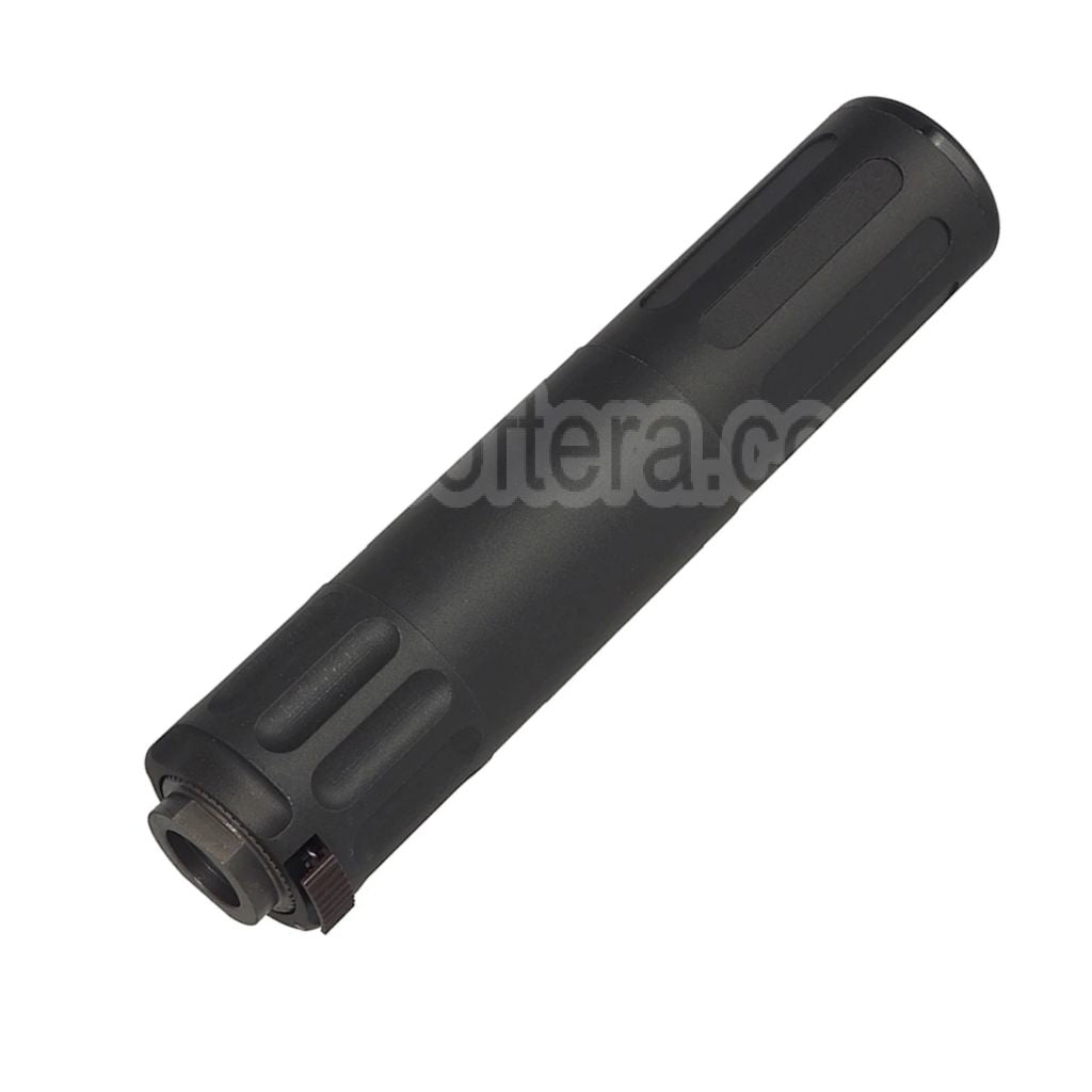 5KU 170mm AAC SR5 Style QD Silencieux avec 3-Broches Frein de Bouche Convient pour -14mm CCW sens antihoraire Canon Fusil Airsoft