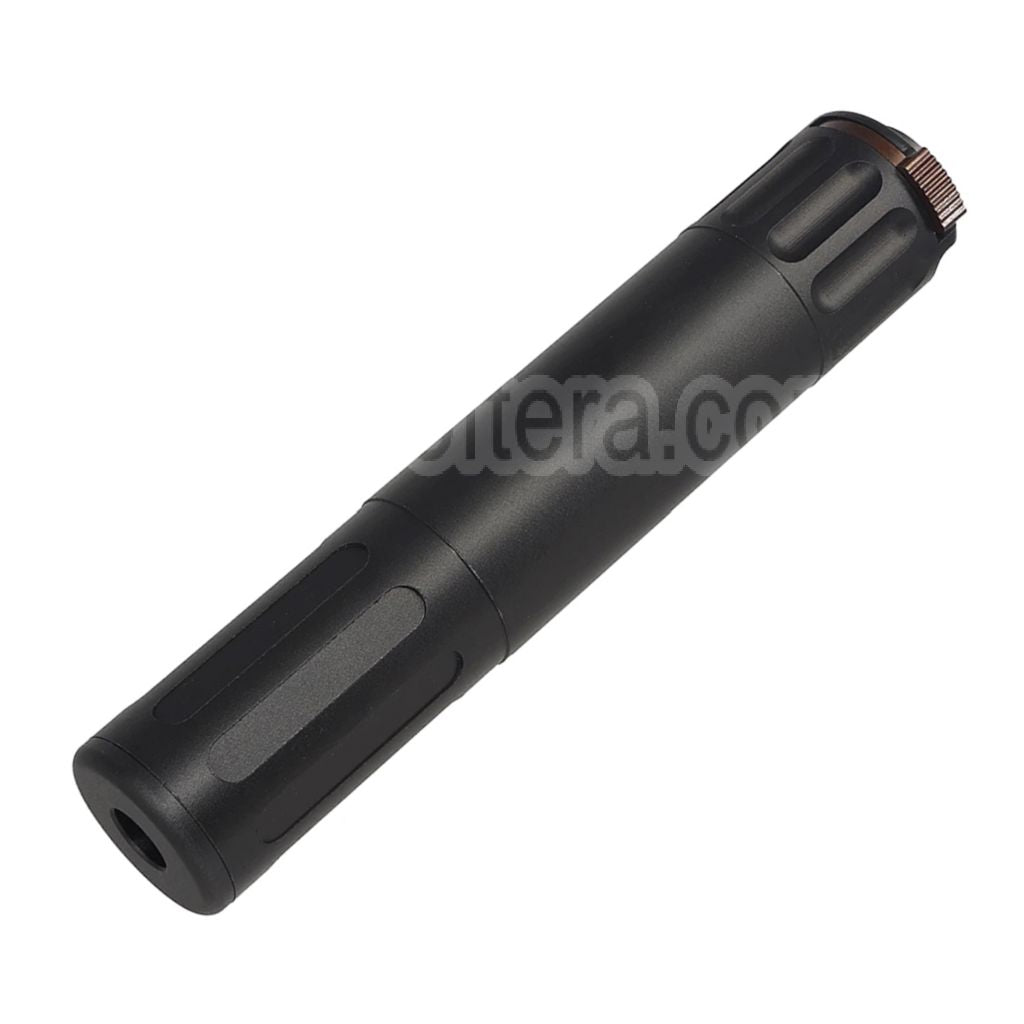 5KU 195mm AAC SR7 Style QD Silencieux avec 3-Broches Frein de Bouche Convient pour -14mm CCW sens antihoraire Canon Fusil Airsoft