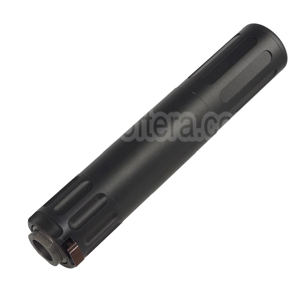 5KU 195mm AAC SR7 Style QD Silencieux avec 3-Broches Frein de Bouche Convient pour -14mm CCW sens antihoraire Canon Fusil Airsoft