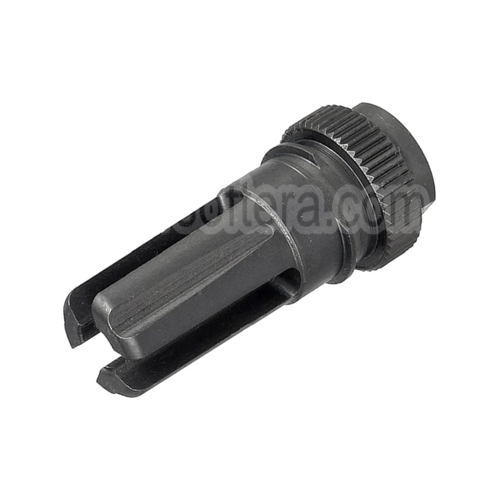 5KU 195mm AAC SR7 Style QD Silencieux avec 3-Broches Frein de Bouche Convient pour -14mm CCW sens antihoraire Canon Fusil Airsoft